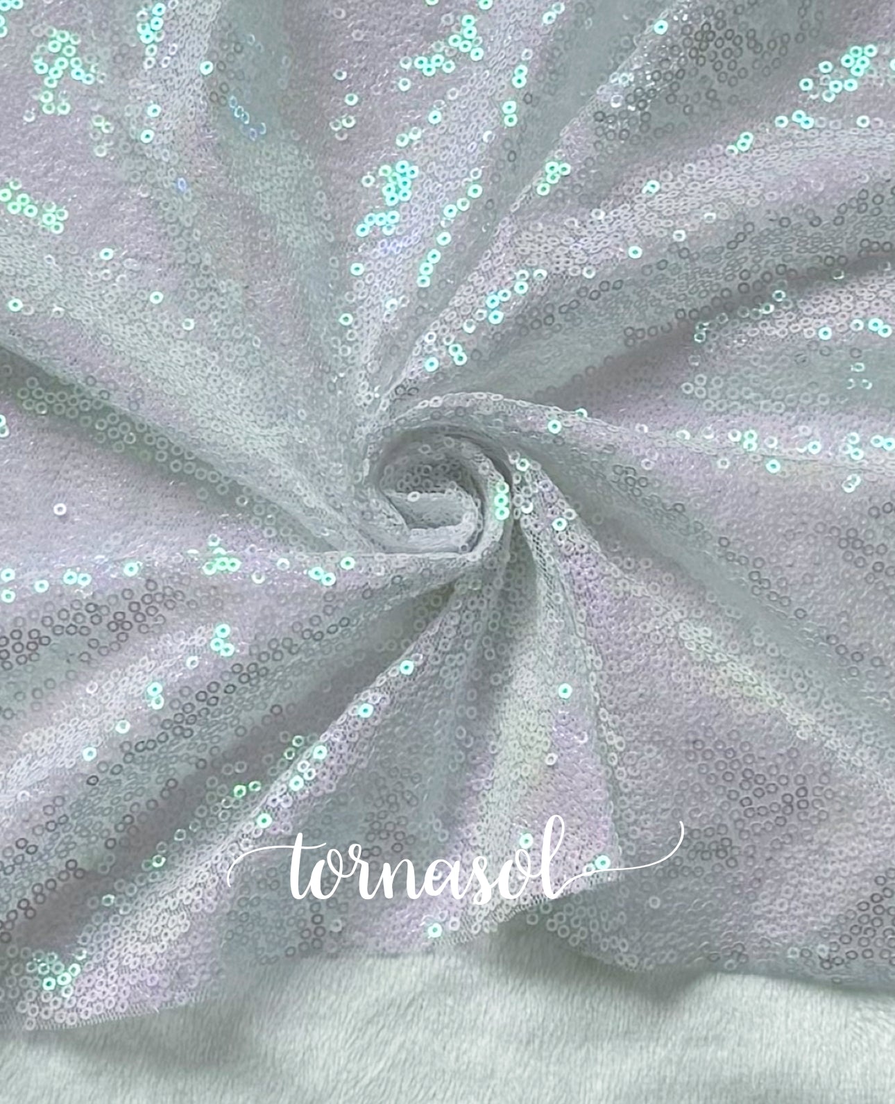 Tornasol mesh sequin