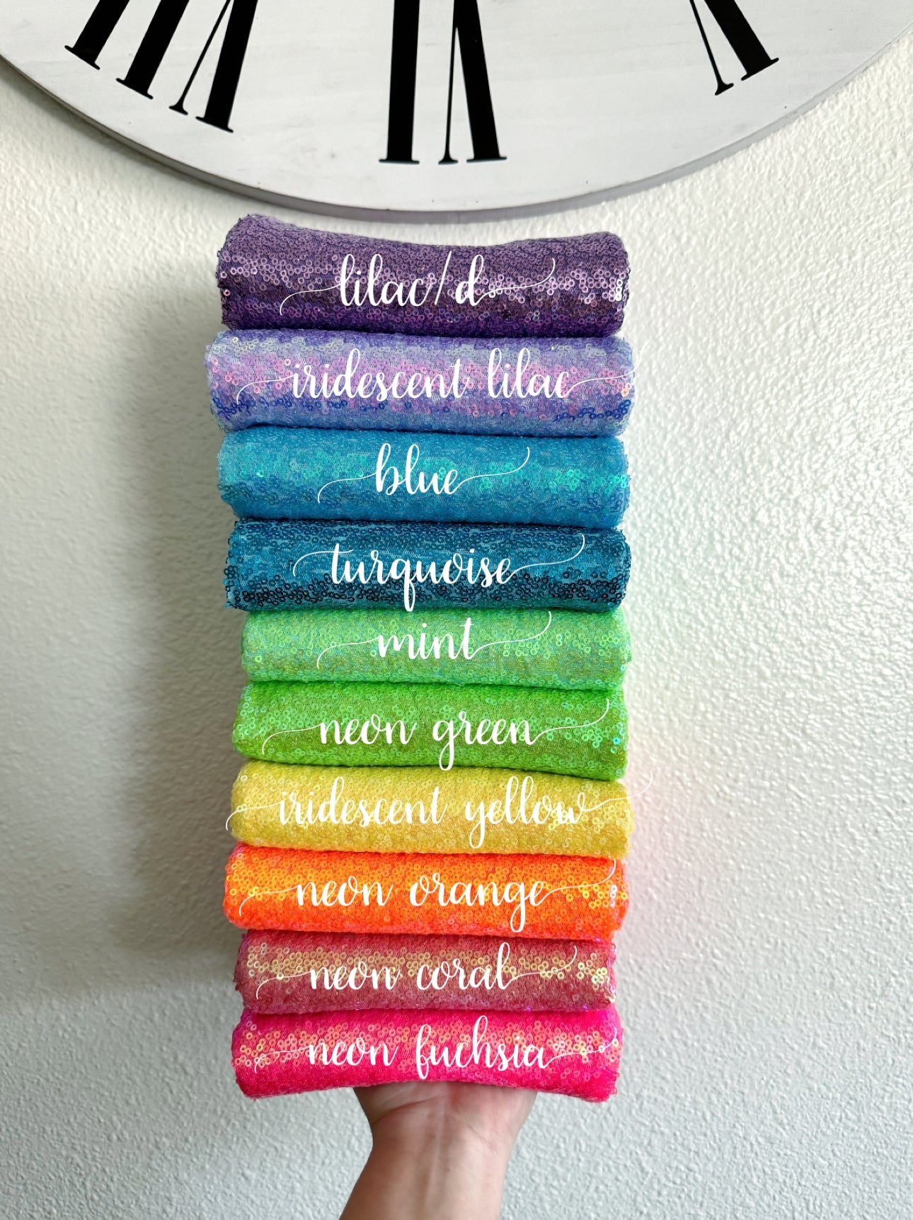 Mesh sequin 6” (BUNDLE)