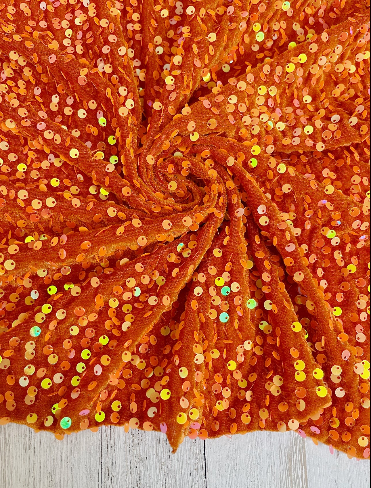 Sequin Orange