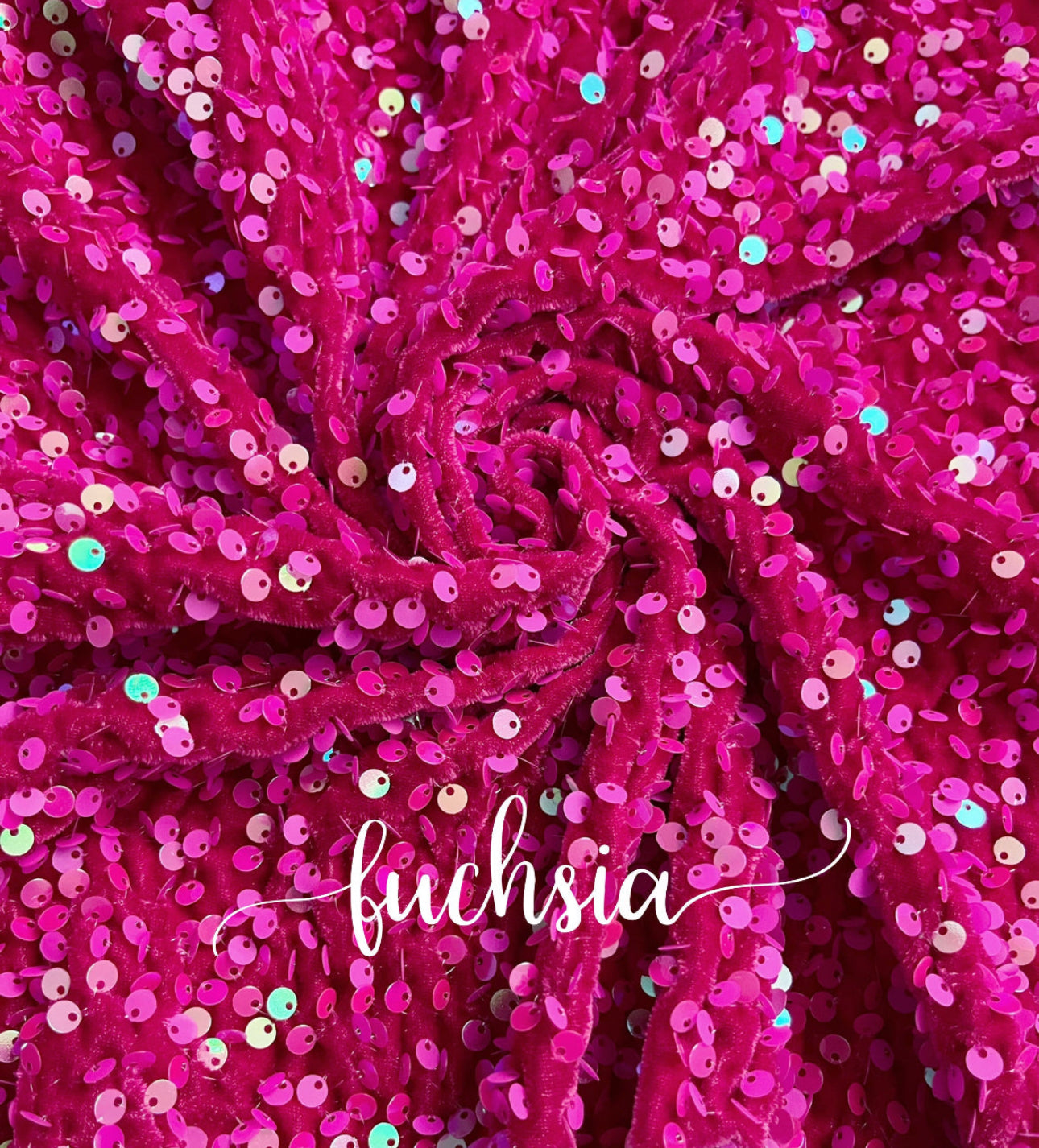 Sequin fuchsia