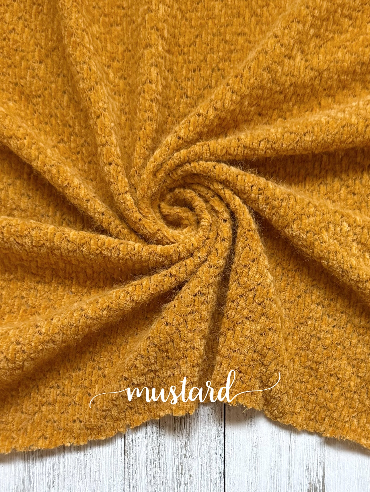 Chenille sweater knit