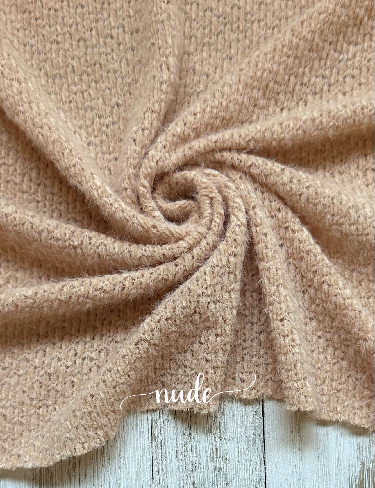 Chenille sweater knit