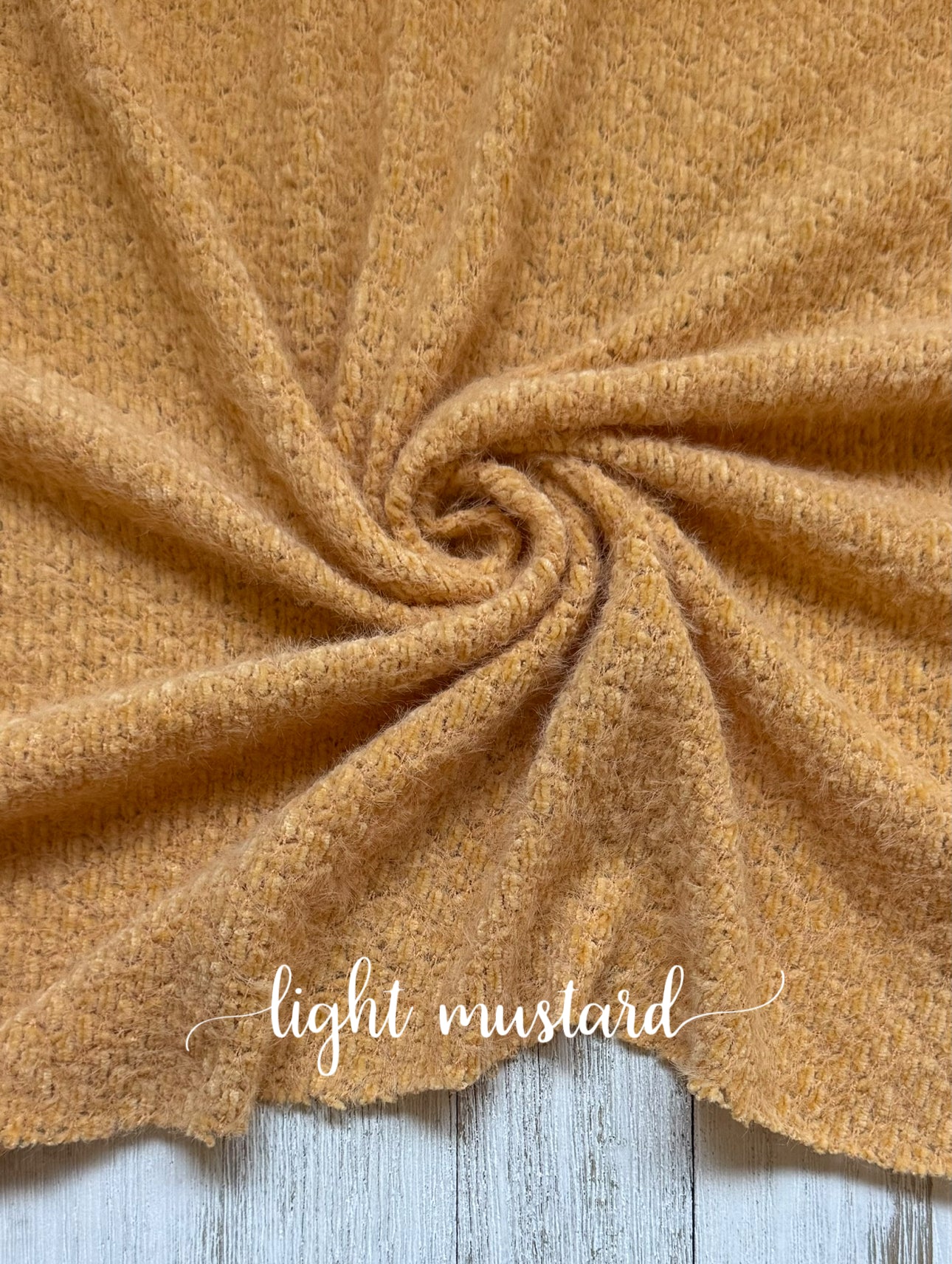 Chenille sweater knit