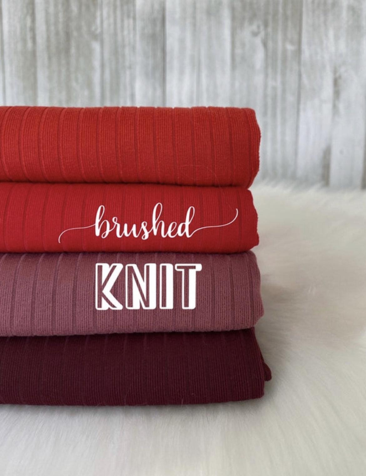 BRUSHED KNIT