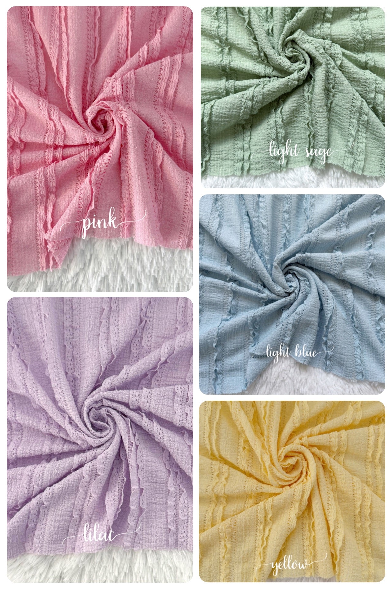 Classical Ruffle Classic ruffle – milan fabrics strips