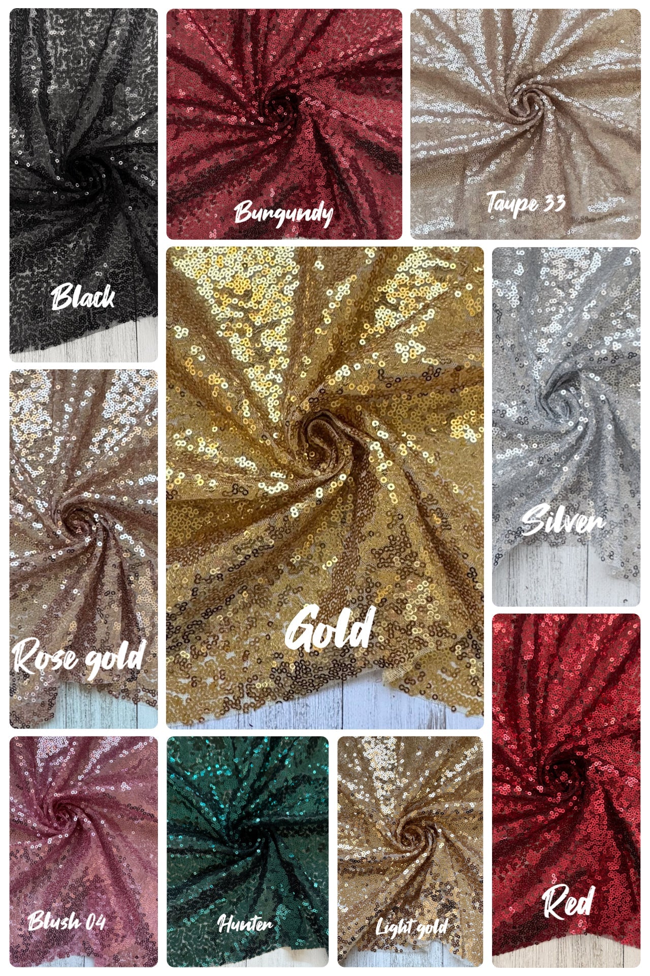 Mesh sequins