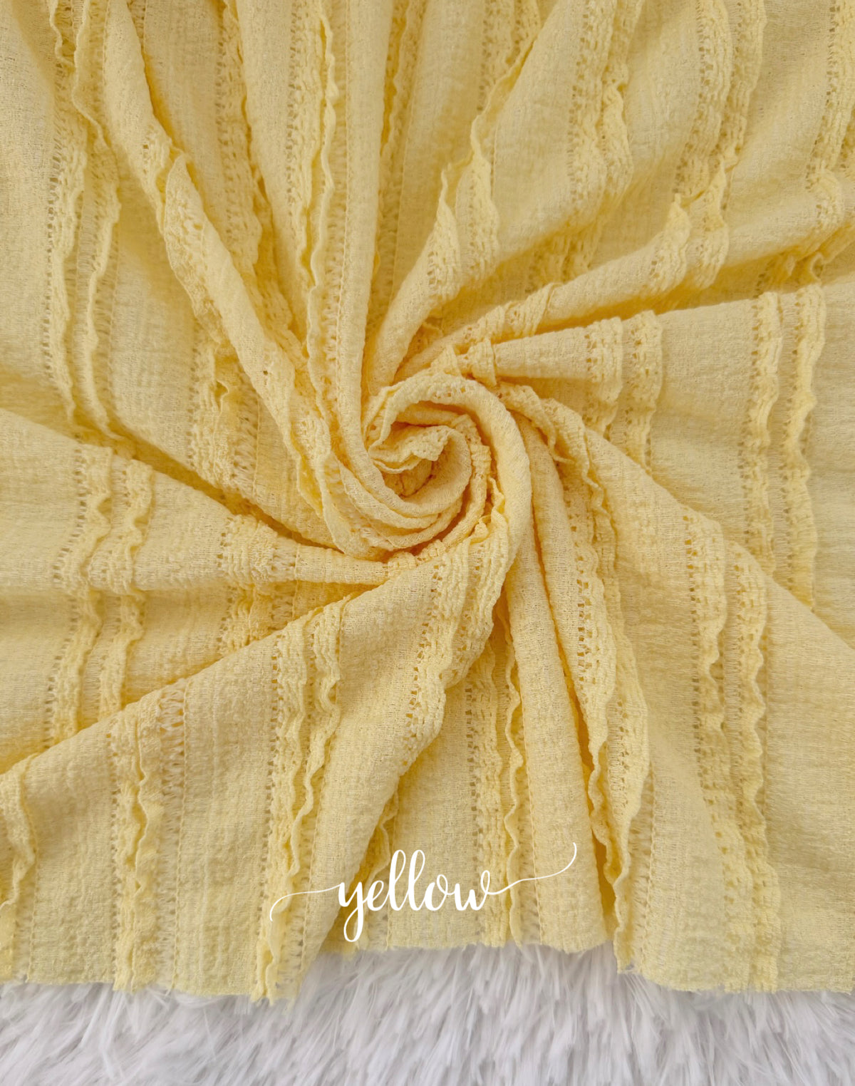 Fancy Ruffle Fabric Classic ruffle โ milan fabrics strips
