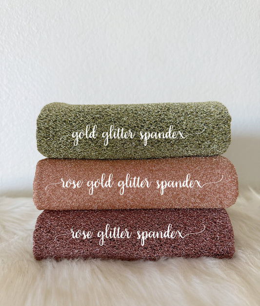 Glitter spandex