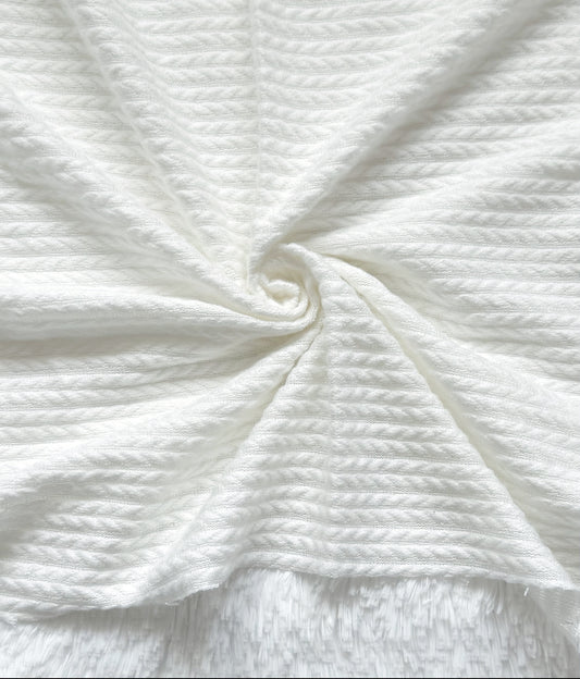 White Cable knit